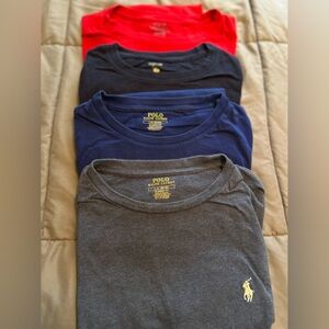 4 Polo Ralph Lauren T-shirts. Mens